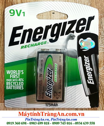 Energizer NH22-BP1; Pin sạc 9v Energizer NH22-BP1 (9V175mAh)_Vỉ 1viên